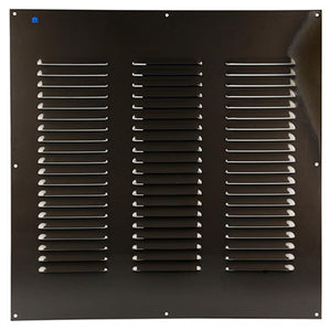 Renson 1006323 - schoepenrooster vlak alu ral 8019 500x500mm | 5 stuks