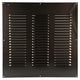 Renson 1006323 - schoepenrooster vlak alu ral 8019 500x500mm | 5 stuks
