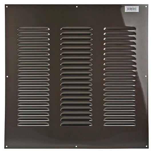 Renson 1006323 - schoepenrooster vlak alu ral 8019 500x500mm | 5 stuks