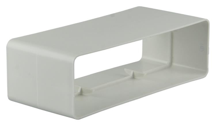 Afbeelding laden in galerijviewer, Renson 1006400 - pvc verbindingsstuk 7008 wit 204x60mm | 4 stuks
