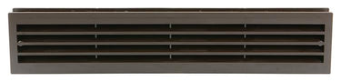Renson 1006388 - deurrooster 761 pvc ral 8019 450x90mm | 2 stuks