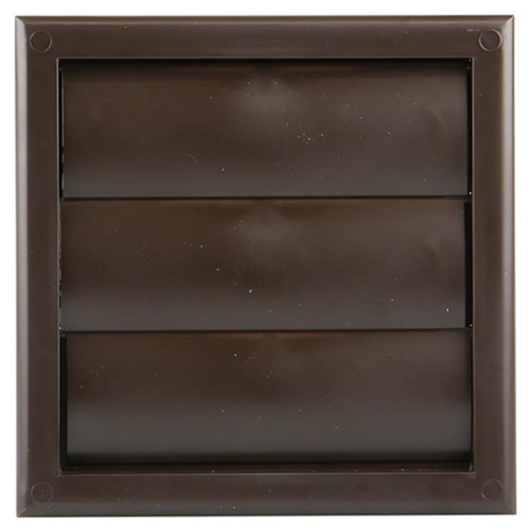 Afbeelding laden in galerijviewer, Renson 1006373 - dampkaprooster opbouw 733 pvc ral 8019 154x154mm | 2 stuks
