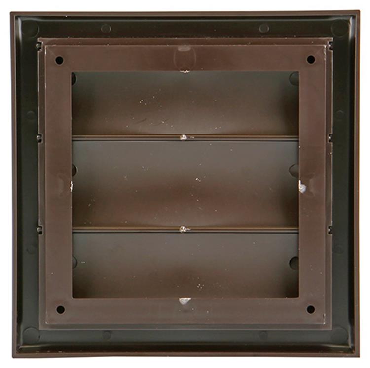 Afbeelding laden in galerijviewer, Renson 1006373 - dampkaprooster opbouw 733 pvc ral 8019 154x154mm | 2 stuks
