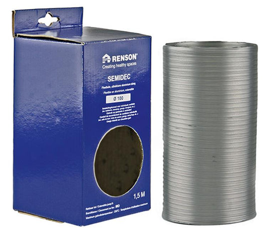 Renson 1006196 - alu flexibel dia 100 1500 mm | 2 stuks