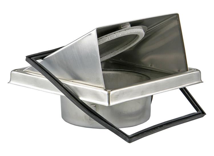 Afbeelding laden in galerijviewer, Renson 1006334 - dampkaprooster inbouw 641 inox ø 150 | 2 stuks

