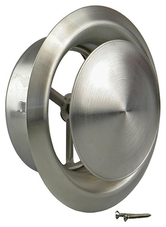 Renson 1006329 - afzuigventiel inbouw 636 inox ø 100 | 2 stuks