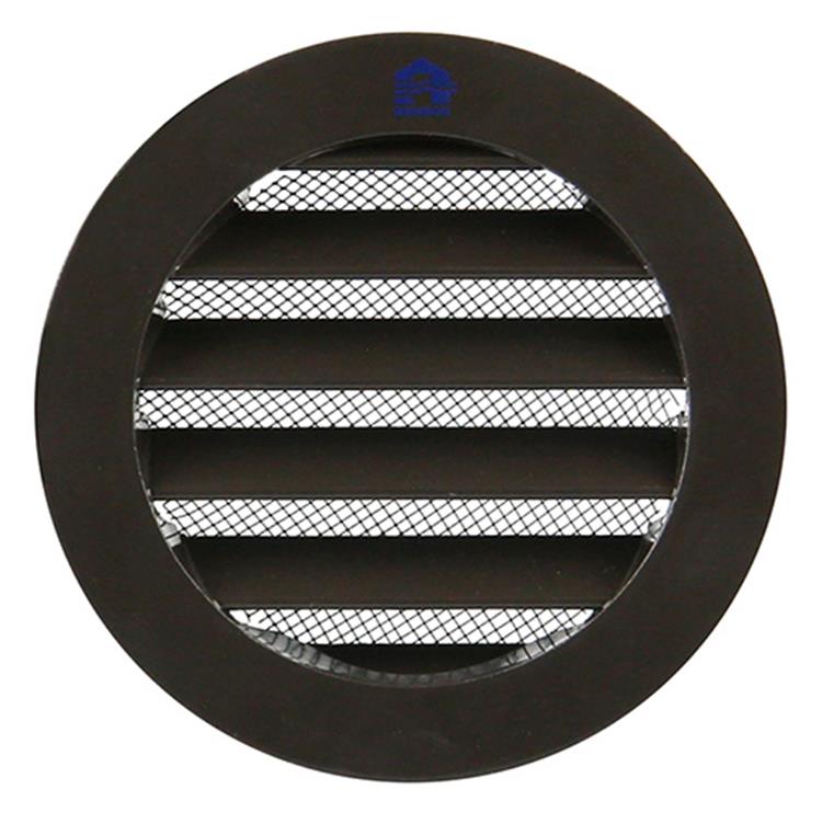 Afbeelding laden in galerijviewer, Renson 1006260 - ronde rooster inbouw 434 r alural 8019 ø 100 | 10 stuks
