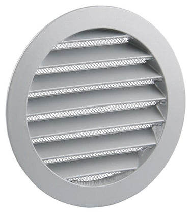 Renson 1006261 - ronde rooster inbouw 434 r alural 9006 ø 125 | 10 stuks
