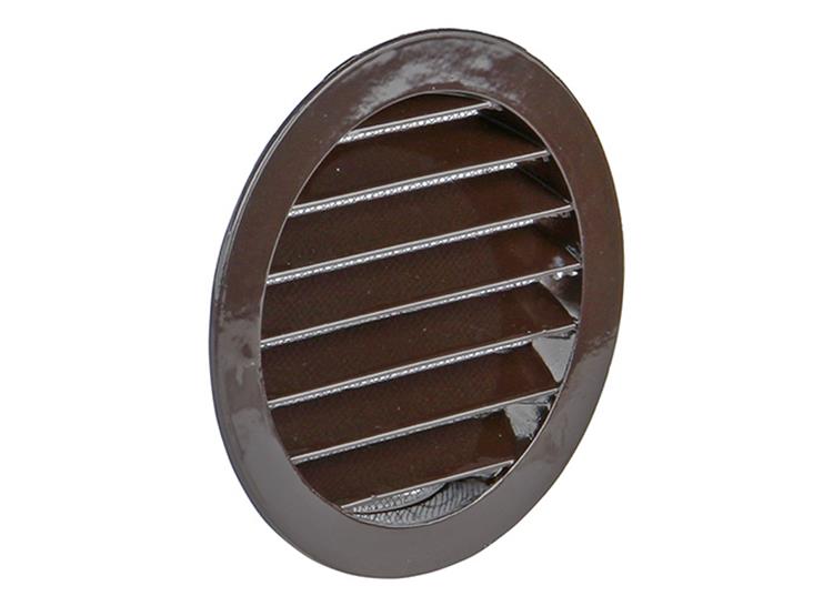 Afbeelding laden in galerijviewer, Renson 1006263 - ronde rooster inbouw 434 r alural 8019 ø 125 | 10 stuks
