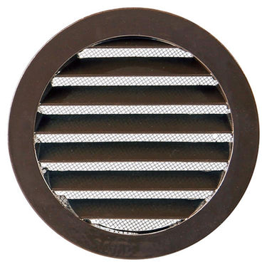 Renson 1006263 - ronde rooster inbouw 434 r alural 8019 ø 125 | 10 stuks