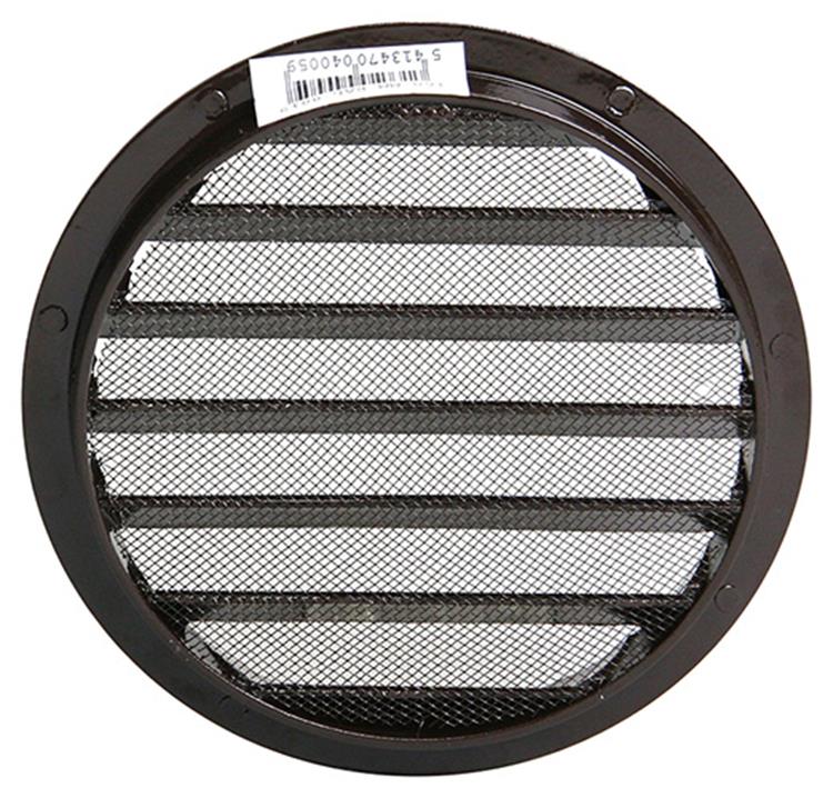 Afbeelding laden in galerijviewer, Renson 1006269 - ronde rooster inbouw 434 r alural 8019 ø 160 | 10 stuks
