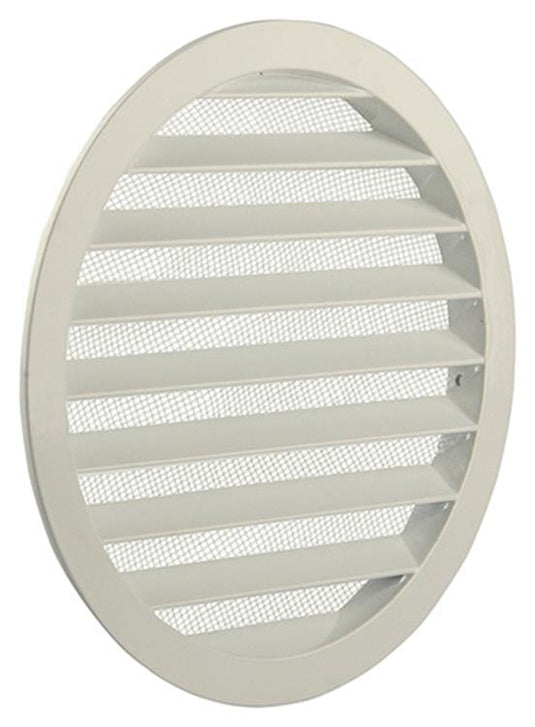 Renson 1006271 - ronde rooster inbouw 434 r alural 9010 ø 200 | 5 stuks