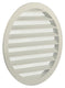 Renson 1006271 - ronde rooster inbouw 434 r alural 9010 ø 200 | 5 stuks