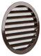 Renson 1006272 - ronde rooster inbouw 434 r alural 8019 ø 200 | 5 stuks