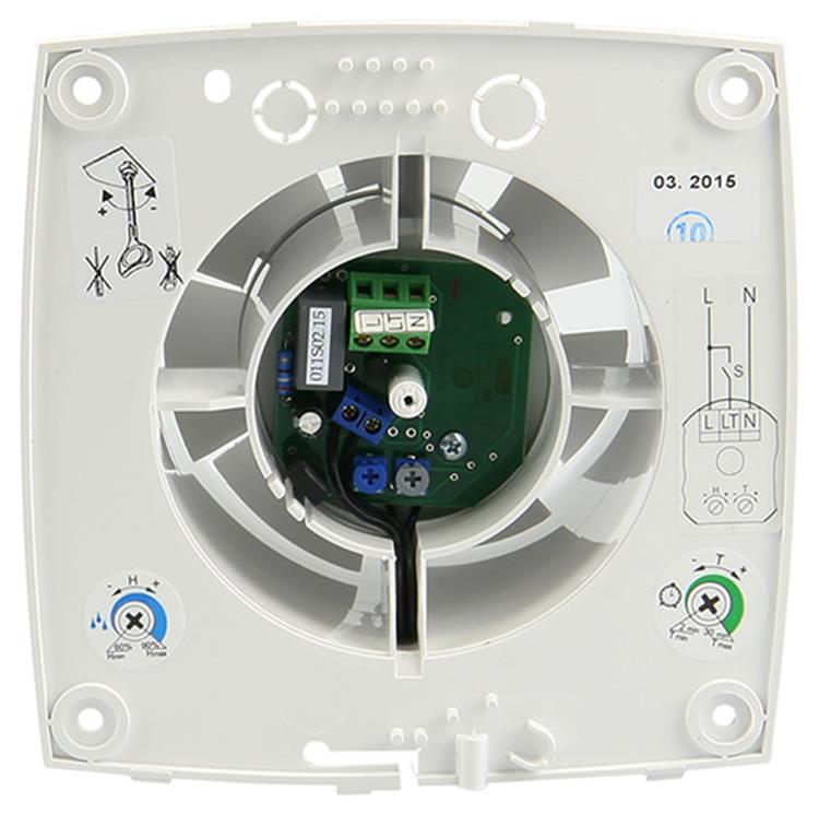 Afbeelding laden in galerijviewer, Renson 1006477 - greenwave vent. vochtigheids sensor 9401h wit ø 100 | 1 stuks
