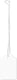 Kangaro draadetiketten - 22x35mm - wit - doos a 250 stuks - prijskaartjes met koord - k-700104