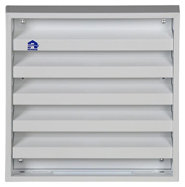 Renson 1013926 - opbouw muurrooster alu wit 431 165x165mm | 2 stuks