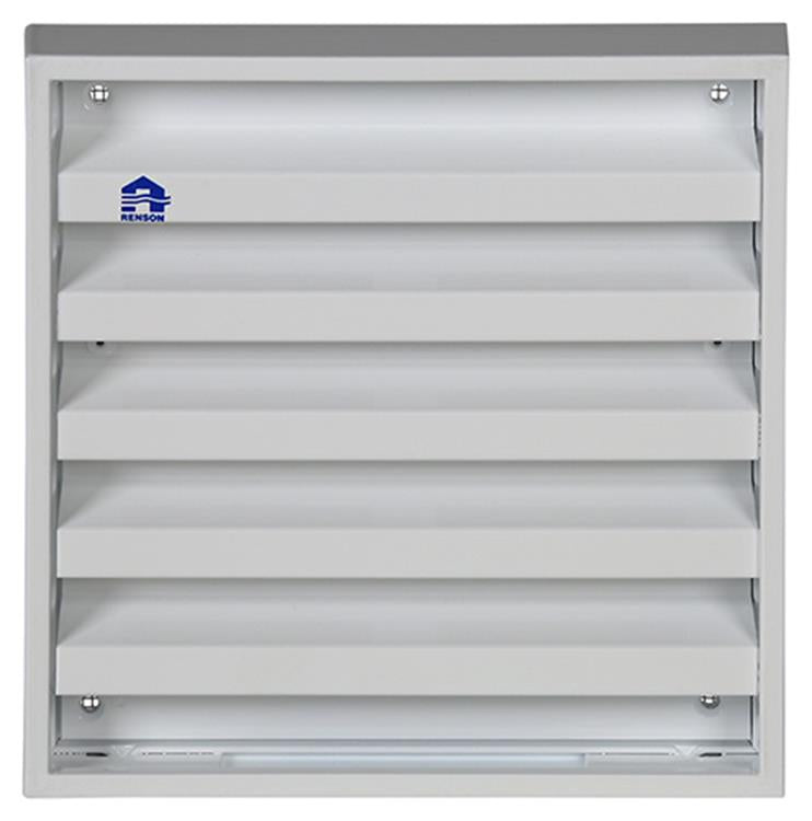 Afbeelding laden in galerijviewer, Renson 1013926 - opbouw muurrooster alu wit 431 165x165mm | 2 stuks
