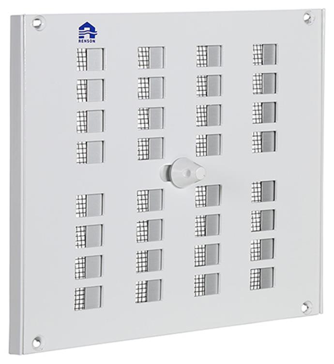Chargez l'image dans la visionneuse de la galerie, Renson 1006626 - roos.4032 1 ral 9010 175x150mm | 2 stuks
