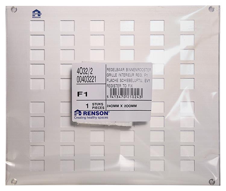 Chargez l'image dans la visionneuse de la galerie, Renson 1006627 - roos.4032 2 f1 240x200mm | 2 stuks
