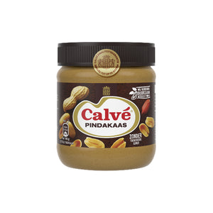 Calve calvé pindakaas - regular - smeuïg tot op de bodem - 12 x 350 g