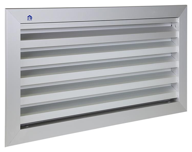 Afbeelding laden in galerijviewer, Renson 1006754 - muurrooster 411 f1 400x200mm | 1 stuks
