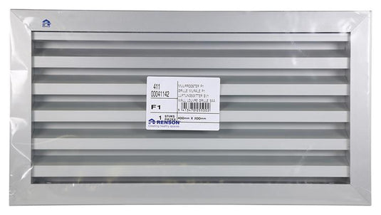 Renson 1006754 - muurrooster 411 f1 400x200mm | 1 stuks