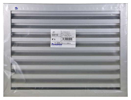 Renson 1006611 - muurrooster 411 f1 400x300mm | 1 stuks