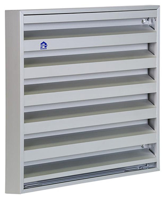 Renson 1013929 - opbouwmuurrooster alu natuur 431 225x225mm | 2 stuks