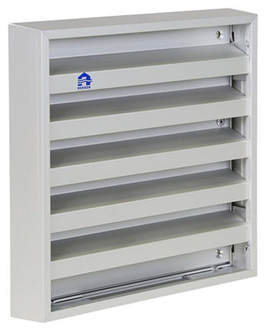 Renson 1013925 - opbouw muurrooster alu natuur 431 165x165mm | 2 stuks