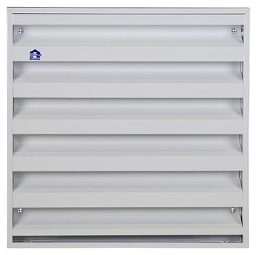 Renson 1014554 - opbouw muurrooster alu wit 431 225x225mm | 2 stuks