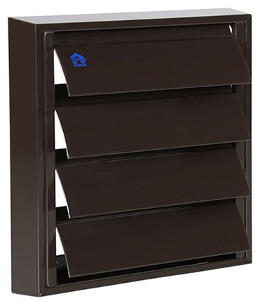 Renson 1013923 - lamellenrooster alu bruin 433 173x173mm | 2 stuks