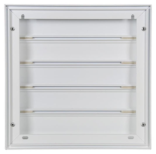 Renson 1013879 - lamellenrooster alu wit 433 210x210mm | 2 stuks