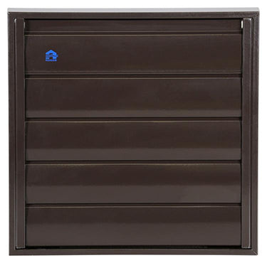 Renson 1014555 - lamellenrooster alu bruin 433 210x210mm | 2 stuks