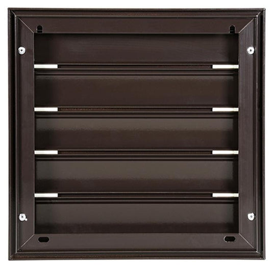 Renson 1014555 - lamellenrooster alu bruin 433 210x210mm | 2 stuks