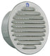 Renson 1008243 - ronde schoepenrooster inb. 435 r ral 9006 ø 100 | 8 stuks