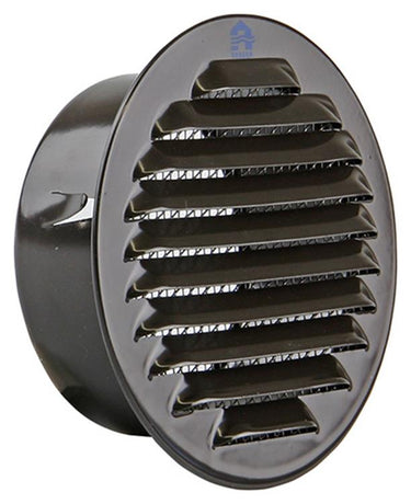 Renson 1008245 - ronde schoepenrooster inb. 435 r ral 8019 ø 100 | 8 stuks