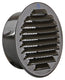 Renson 1008245 - ronde schoepenrooster inb. 435 r ral 8019 ø 100 | 8 stuks