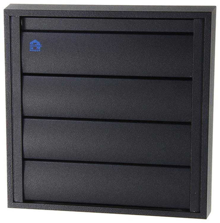 Afbeelding laden in galerijviewer, Renson 1057984 - dampkaprooster 433 (173x173) ral 9005 zwart | 2 stuks
