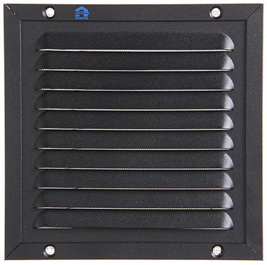 Renson 1057986 - opbouw schoepenr kader gaas 437 (150x150) ral 9005 zwart | 2 stuks