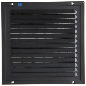 Renson 1057987 - opbouw schoepenr kader gaas 437 (200x200) ral 9005 zwart | 2 stuks