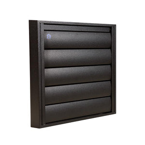 Renson 1057999 - dampkaprooster 433 (210x210) ral 9005 zwart | 2 stuks