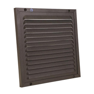 Renson 1058003 - opbouw schoepenr kader gaas 437 (200x200) ral 9005 zwart | 2 stuks