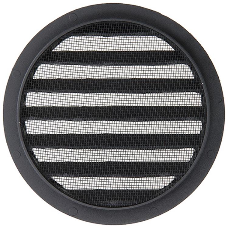 Chargez l'image dans la visionneuse de la galerie, Renson 1057995 - inbouw rond schoepenr met gaas434r dia 150 ral 9005 zwart | 10 stuks

