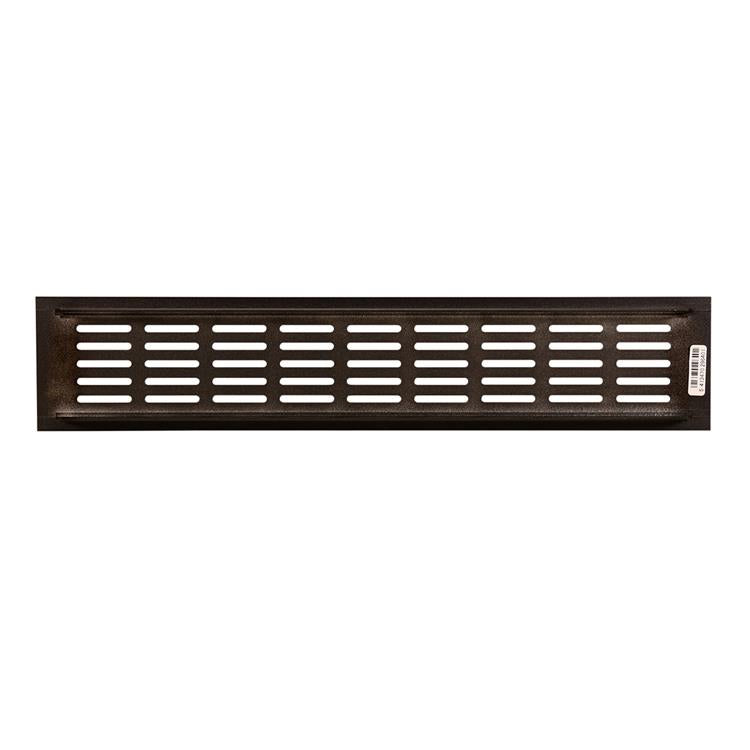 Afbeelding laden in galerijviewer, Renson 1059706 - ventilatiestrip 381 80 (400mm)ral 9005 structuur zwart | 2 stuks
