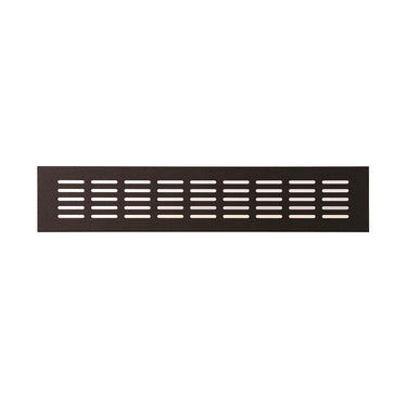 Renson 1059704 - ventilatiestrip 381 80 (400mm)ral 9005 structuur zwart | 4 stuks
