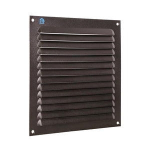 Renson 1061639 - opbouw schoepenrooster 436 200x200 ral 9005 zwart | 10 stuks
