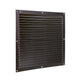Renson 1061641 - opbouw schoepenrooster 436 300x300 ral 9005 zwart | 10 stuks