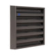 Renson 1062413 - vrac opbouw muurrooster alu 431 (165x165) structuur 7016 | 2 stuks