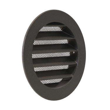 Renson 1062419 - inbouw ronde rooster alu 434r (dia 100) structuur 7016 | 10 stuks